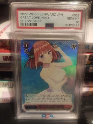 Weiss Schwarz PSA/Beckett Graded Kaarten beschikbaar voor biedingen