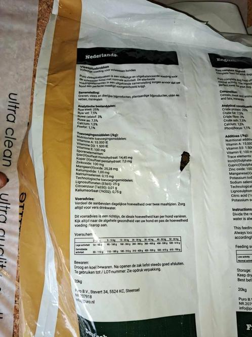 Hondenbrok puro en zoveel meer, Dieren en Toebehoren, Dierenvoeding, Ophalen of Verzenden