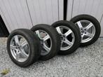 4 winterbanden op aluminium velgen, Auto-onderdelen, Banden en Velgen, Ophalen, 16 inch, Banden en Velgen, Winterbanden