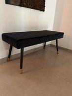 Zwart bankje met gouden pootjes, Ophalen, Zo goed als nieuw