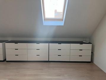 Nordli Ikea ladekasten in onberispelijke staat 3 stuks beschikbaar voor biedingen