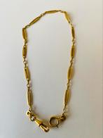 Antieken 18kt gouden horlogeketting, Handtassen en Accessoires, Kettingen, Ophalen of Verzenden, Zo goed als nieuw, Geel, Goud