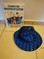 Livre Tours de prestidigitation + chapeau de magicien, Enlèvement ou Envoi, Comme neuf