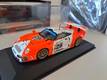 Porsche GT1 Marlboro JB Racing 1/43 24 uur per dag Minichamp beschikbaar voor biedingen