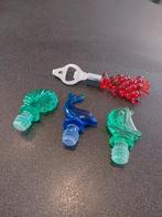 Set 3 flessendoppen en 1 kurkentrekker, Huis en Inrichting, Keuken | Keukenelementen, Ophalen, Nieuw