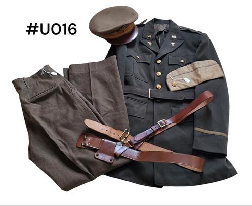 US WWII ID'ed Medical Officer Class A Grouping, Visor Cap, Verzamelen, Militaria | Tweede Wereldoorlog, Landmacht, Kleding of Schoenen