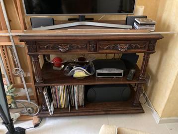 Antieken open kast TV meubel beschikbaar voor biedingen