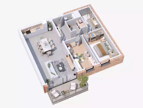 Appartement te koop in Limbourg, 2 slpks, Immo, Huizen en Appartementen te koop, Appartement