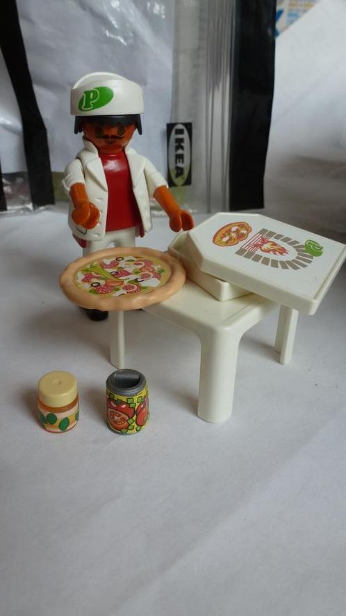 Playmobil pizzabakker, Kinderen en Baby's, Speelgoed | Playmobil, Zo goed als nieuw, Ophalen of Verzenden