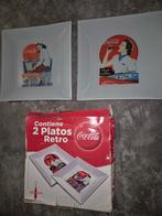 Coca-Cola 2 glazen bordjes, Verzamelen, Merken en Reclamevoorwerpen, Verzenden
