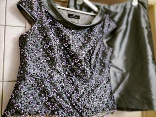 Feestelijke set van het dure merk Sonia Pena Sp48, Kleding | Dames, Gelegenheidskleding, Nieuw, Paars, Ophalen of Verzenden