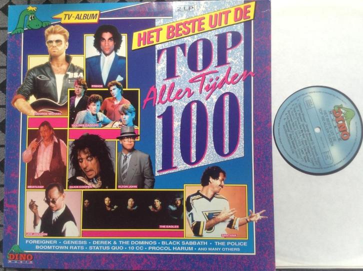 LP Various Artists “Het beste uit de Top 100 aller tijden”, Cd's en Dvd's, Vinyl | Rock, Gebruikt, Poprock, 12 inch, Ophalen of Verzenden