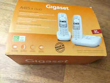 GIGASET A415A DUO, WIT.  beschikbaar voor biedingen