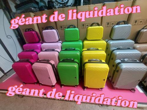 Set de 4 valise avec roulettes 360et code et cadena ABS, Handtassen en Accessoires, Koffers, Nieuw, Hard kunststof, Wieltjes, Ophalen of Verzenden