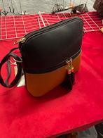 Stijlvolle tweekleurige schoudertas, Enlèvement ou Envoi, Neuf, Noir, Autres marques
