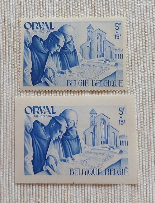 Belgium 1941 - OBP/COB 567A & 567B - Orval - MNH**, Postzegels en Munten, Postzegels | Europa | België, Postfris, Verzenden