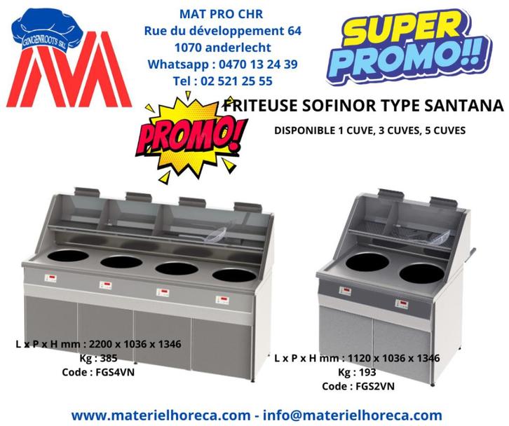 Professionele friteuse, Zakelijke goederen, Horeca | Keukenapparatuur, Fornuis, Frituur en Grillen, Nieuw in verpakking, Verzenden