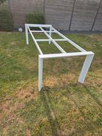 Bristol tuintafel frame 260 x 100 cm wit, Tuin en Terras, Tuintafels, Ophalen, Gebruikt, Hout