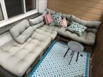 Gratis 6 europaletten + kussens, Tuin en Terras, Ophalen, Gebruikt, 6 zitplaatsen, Loungeset