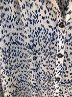 Crêpe silk blouse Scandinavisch label Custommade, Comme neuf, Custommade, Taille 38/40 (M), Bleu