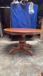 Ronde tafel vol kersenhout en uitschijfbaar, Ophalen