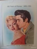 Elvis Presley Marylin monroe postzegels 1895-1995, Postzegels en Munten, Ophalen of Verzenden