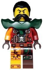 Lego figuur Flintlocke - Shoulder Armor njo0239 Ninjago, Ophalen of Verzenden, Nieuw, Losse stenen, Lego