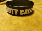 Rubber armband van (call of duty), Ophalen of Verzenden, Nieuw, Zwart, Elastiek