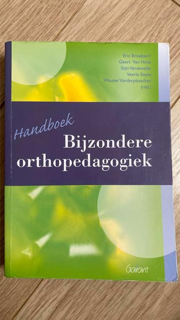 Handboek bijzondere orthopedagogiek beschikbaar voor biedingen