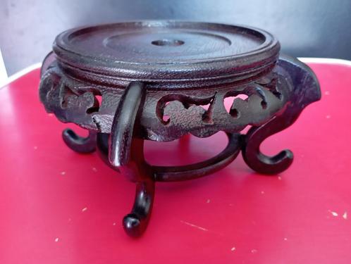 572) Houten onderzetter sokkel, Antiek en Kunst, Curiosa en Brocante, Ophalen of Verzenden