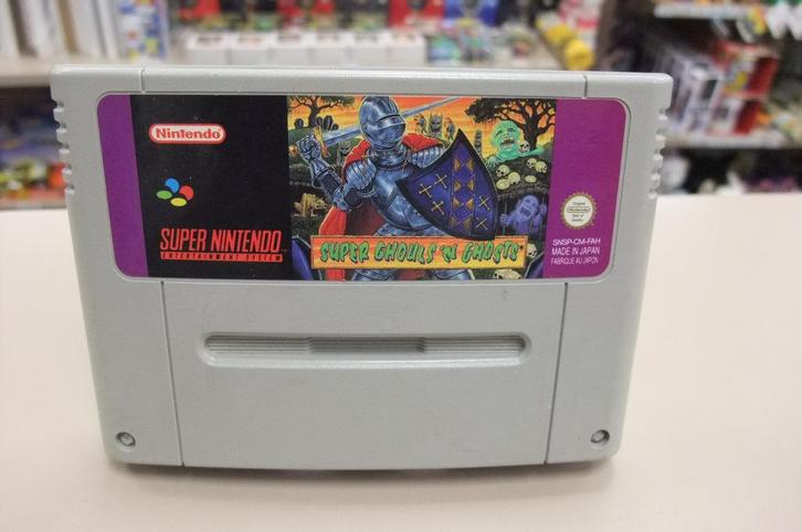 super ghouls 'n ghost (cart only) FAH snes, Games en Spelcomputers, Games | Nintendo Super NES, Gebruikt, Platform, 1 speler, Vanaf 7 jaar