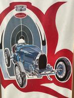 Vintage Gelimiteerde print bugatti type 37 (danielle desart, Antiek en Kunst, Ophalen