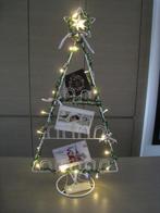 Kerstboom kaartenhouder met verlichting, Zo goed als nieuw, Ophalen