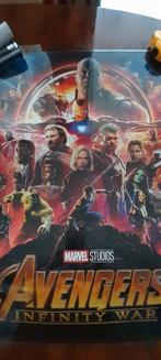 Schitterende gelamineerde poster negen Avengers Infinity, Ophalen of Verzenden, Nieuw