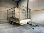 Aanhangwagen met loofhekken - 420 x 200, Ophalen, Gebruikt