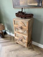 Unieke Ladenkast Ibiza/Boho Hout met Webbing Nieuw, Huis en Inrichting, Kasten | Ladekasten, Overige materialen, Ibiza/Boho/Botanisch