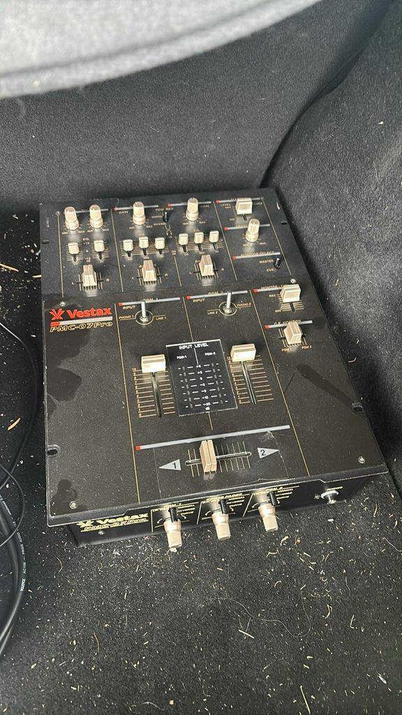 Vestax pm07 pro black - vestax pdx 2000mk2, Musique & Instruments, Tables de mixage, Comme neuf, Enlèvement