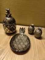 Vintage verzilverde ananas barset, Enlèvement ou Envoi