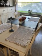 Eettafel + 4 stoelen, Huis en Inrichting, Ophalen, Gebruikt, 100 tot 150 cm, Eikenhout