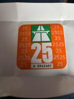 Sticker op de Zwitserse snelweg