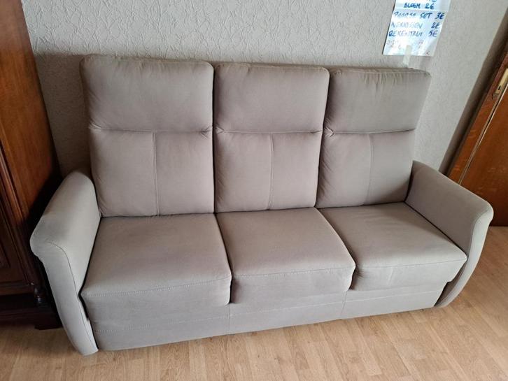 zetel 3-zit, Huis en Inrichting, Zetels | Zetels, Gebruikt, Rechte bank, Driepersoons, 150 tot 200 cm, 75 tot 100 cm, Kunststof