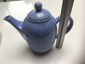 Kan in pastel blauw aardewerk, Enlèvement, Comme neuf, Poterie