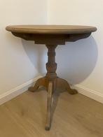 Landelijk Bijzettafeltje, Huis en Inrichting, Tafels | Bijzettafels, Ophalen, Rond, Hout, Landelijk