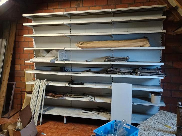 Étagères de magasin en métal, Bricolage & Construction, Quincaillerie & Fixations, Enlèvement