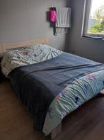 Bed 140x200, 2 matrassen - slechts 1 jaar gebruikt, Maison & Meubles, Chambre à coucher | Lits, Comme neuf, Enlèvement, 140 cm