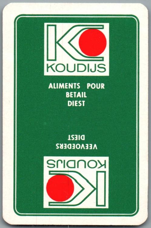 speelkaart - LK12867 - veevoeders Koudijs, Verzamelen, Speelkaarten, Jokers en Kwartetten, Zo goed als nieuw, Speelkaart(en), Verzenden