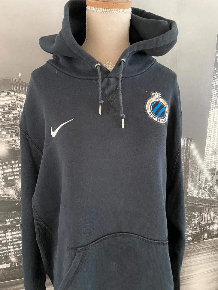Hoodie winter Nike Club Brugge XL, Kleding | Heren, Truien en Vesten, Zo goed als nieuw, Maat 56/58 (XL), Blauw, Verzenden