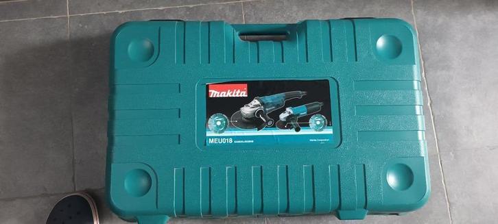 Set van 2 Makita grinders, Doe-het-zelf en Bouw, Gereedschap | Slijpmachines, Nieuw, Haakse handslijpmachine, 1000 watt of meer