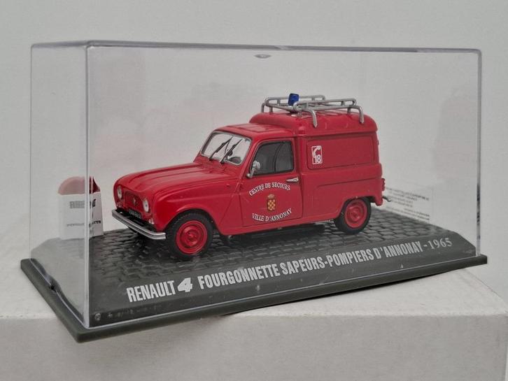Renault 4 brandweer Annonay (1965) - 1/43, Hobby en Vrije tijd, Modelauto's | 1:43, Zo goed als nieuw, Auto, Overige merken, Verzenden