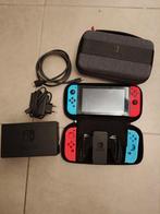 Nintendo Switch + accessoires, Games en Spelcomputers, Ophalen, Gebruikt, Met 2 controllers, Switch 2019 Upgrade